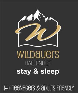 Majutusasutuses WILDAUERS Haidenhof STAY & SLEEP olev sertifikaat, autasu, silt või muu dokument