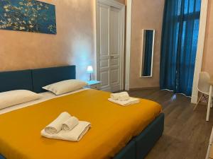 Ένα ή περισσότερα κρεβάτια σε δωμάτιο στο Chrilu house