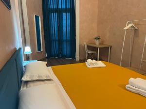 Ένα ή περισσότερα κρεβάτια σε δωμάτιο στο Chrilu house