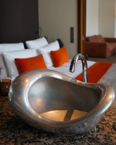 Posezení v ubytování east Hotel Hamburg + 37 fotografií