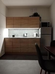 Kuchyň nebo kuchyňský kout v ubytování Apartmán Nepomuk