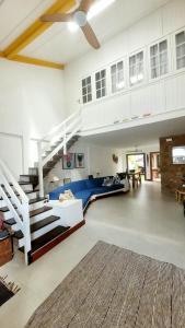 Postel nebo postele na pokoji v ubytování Linda casa na entrada do Centro Histórico