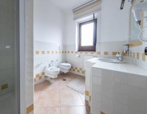 Koupelna v ubytování Antico Borgo Perrotta