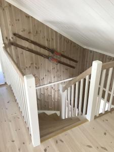 Våningssäng eller våningssängar i ett rum på Modern cottage at Nordseter/Sjusjøen/Lillehammer