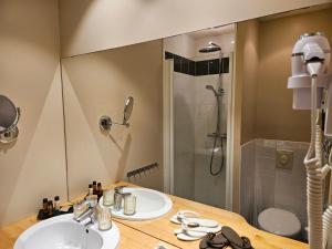 Koupelna v ubytování La Fraîchette-Hôtel & Spa