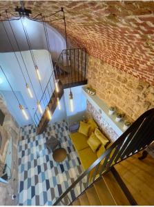 Posezení v ubytování Appartement Atypique Au Pied Du Sacré Cœur