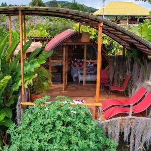 Zahrada ubytování Mirador del Magdalena Hotel y Glamping