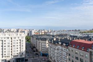 Nespecifikovaný výhled na destinaci A Coruña nebo výhled na město při pohledu z hotelu