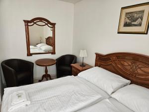 Ένα ή περισσότερα κρεβάτια σε δωμάτιο στο Hotel Union