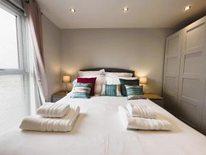 Postel nebo postele na pokoji v ubytování 25 Breakwaters - Pet friendly