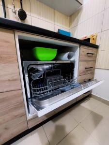 Dapur atau dapur kecil di XO Apartman