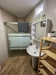 Koupelna v ubytování La casita de Rocio