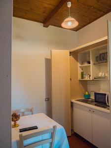 Kuchyň nebo kuchyňský kout v ubytování B&B Villa Erika