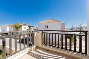 a view from the balcony of a house at Villa Lynn Chill Out Seaview in Ayia Napa