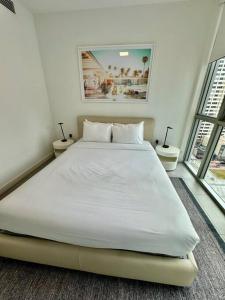 Krevet ili kreveti u jedinici u objektu Downtown Miami Elegance. 17th Floor YotelPad
