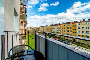 Balkón nebo terasa v ubytování Apartament Przytulny, Klimatyzacja, PW INVEST HOME