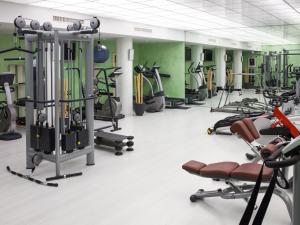 Fitness centrum a/nebo fitness zařízení v ubytování Park Hotel Principe