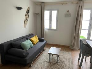 Posezení v ubytování Maison front de mer La Flotte