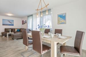 Posezení v ubytování Ferienanlage Sonneninsel Strandmöwe Erdgeschoss