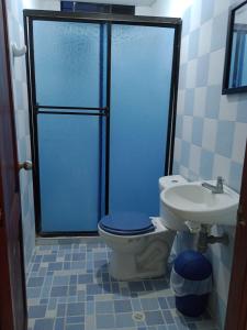 Koupelna v ubytování Apartamentos Poseidon