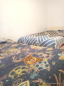 מיטה או מיטות בחדר ב-Casa de Fidel 2