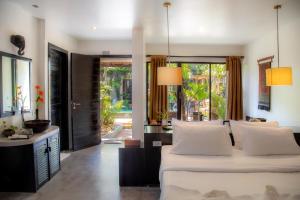 Posezení v ubytování Bunwin Siem Reap