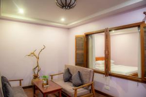 Posezení v ubytování Bunwin Siem Reap