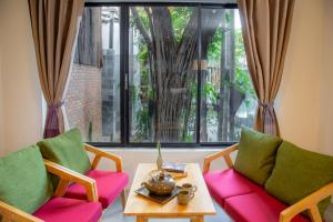 Posezení v ubytování Bunwin Siem Reap