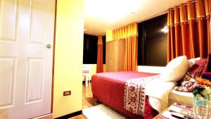 Postel nebo postele na pokoji v ubytování Hostal Inca