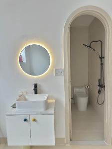 Ein Badezimmer in der Unterkunft Jeju Homestay
