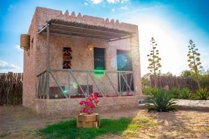 En hage utenfor Sama al Wasil Desert Camp