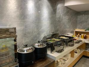 Dapur atau dapur kecil di Nihao Hotel Beijing Lishui Bridge Metro Station