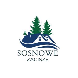 a house and trees on the island logo at Sosnowe Zacisze - Nowoczesne Pokoje Blisko Jeziora in Swornegacie 