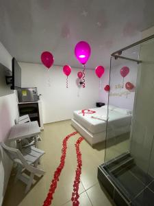 Postel nebo postele na pokoji v ubytování Hotel ZT