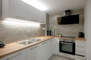 Kuchyň nebo kuchyňský kout v ubytování Mylos Modern Apartments,By Idealstay Experience