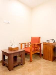 Posezení v ubytování Shree Residency
