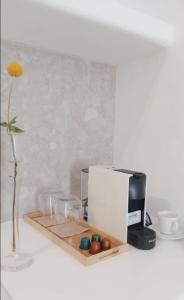 Køkken eller tekøkken på Kipos Livinn