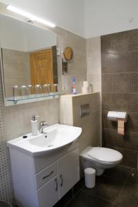 A bathroom at Zenit Panzió