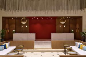 Hilton Taghazout Bay Beach Resort & Spa的休息区