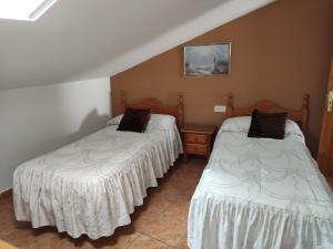 Postel nebo postele na pokoji v ubytování Hostal Ana - Adults Recommended