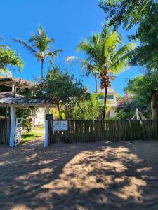 Taman di luar Pousada Vila das Águas