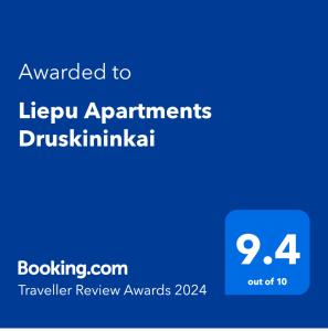 Fotografie z fotogalerie ubytování Liepu Apartments Druskininkai v destinaci Druskininkai