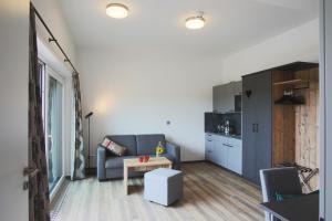 Kuchyň nebo kuchyňský kout v ubytování Hotel Grohnder Fährhaus