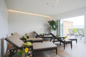 Posezení v ubytování Hotel Grohnder Fährhaus