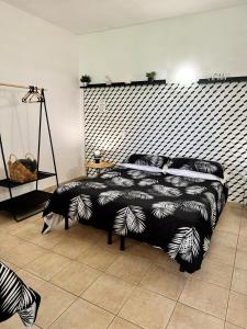 A bed or beds in a room at Agriturismo Corte San Girolamo
