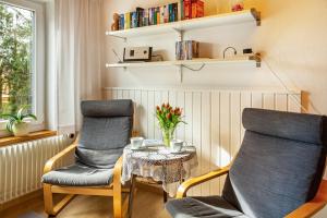 Posezení v ubytování Ferienwohnung Fischer