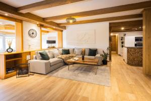 Kuchyň nebo kuchyňský kout v ubytování Ferienresidenz "Alpin Chic"