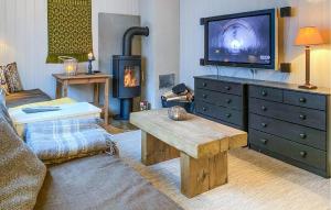 Nice Apartment In Bjorli With Wifi tesisinde bir oturma alanı