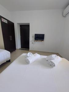 Postel nebo postele na pokoji v ubytování Villa-Leandro