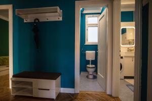 Koupelna v ubytování Cozy apartment in heart of Maribor / big terrace + 12 fotografií